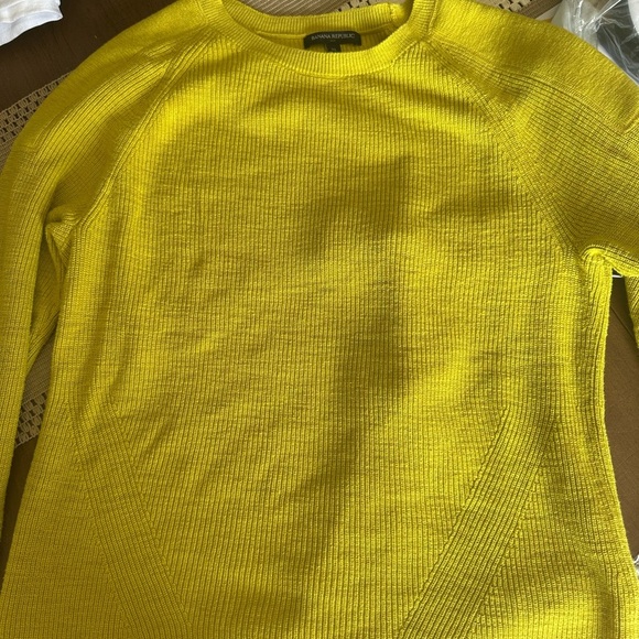 EUC Banana Republic Misses Spring Sweater, in Chartruese, Sz XL - Picture 7 of 10